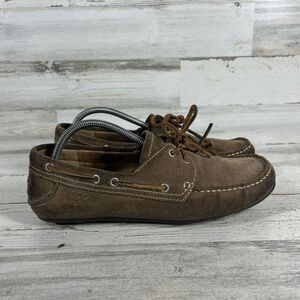 Ecco Brown Suede Men's Slip-On Loafers